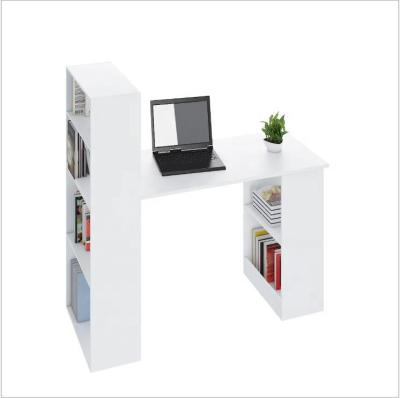 China Foldable Hot Sale Study Home Office Furniture Corner Computer Desks With Shelf for sale