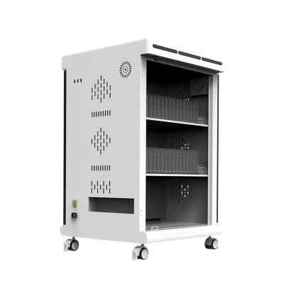 China Carbon Steel / Fireproof ABS Educational Equipments, 32 Ipads Loaded Charging, School Rack Charging Cabinet for sale