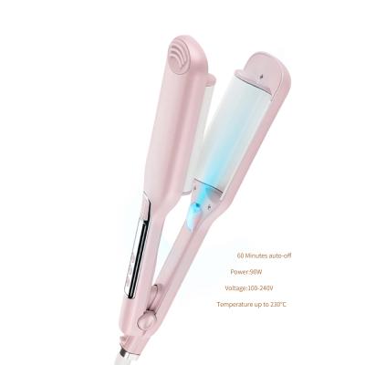 China custom logo dropshipping egg roll wave pink electric curling iron ceramic esay hair curlers ion machine for hair for sale