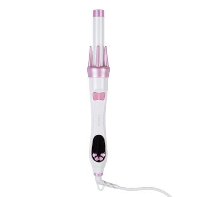 China Drop Shipping Automatic Curling Iron Ceramic Hair Curler Auto Rotating Led Display Curler Hair Curling Iron Vendor for sale