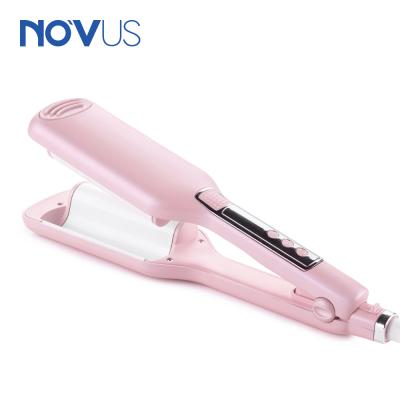 China 2020 Hair Crimping Machine Automatic Curling Iron Waver Tool Corrugated Irons Ceramic Roller Equipment Fast Heats for sale