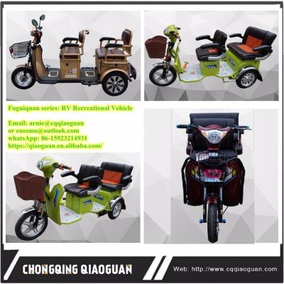 China Passenger China Sichuan Factory Recreational Electric Tricycle 3 Wheels Bike Tricycle For Your Family Shopping for sale