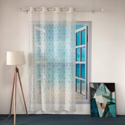 China 100% PURE BLACKOUT KEQIAO CHINA POLYESTER EMBROIDERY WHITE CANNON PANEL WINDOW CURTAIN VOILE FOR LIVING ROOM AND HOTEL EMD-6 TULLE for sale