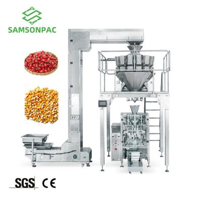 China Automatic Small Pouch Granule Sugar Filling Snacks Bag Vertical Food Packaging Machine for sale