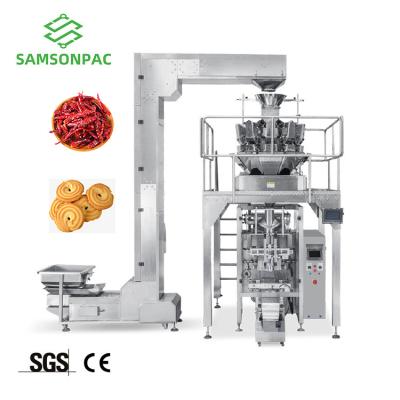 China Food Food Industry Used Automatic Vertical Pellets Packing Machine For Nuts And Small Biscuit for sale