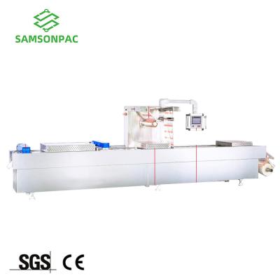 China Automatic Food Sausage Vacuum Stretch Wrap Machine Thermoforming Thermo Forming Packaging Machine for sale