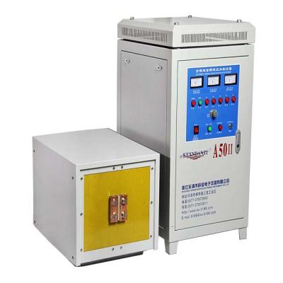 China Fast Hot Sale 50kw High Frequency Induction Aluminum Alloy Melting Machine for sale