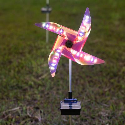 China Solar Suns Light CE ROHS Certificated Drop Shipping Yard Decoration LED Waterproof Garden IP44 Windmill Light Solar Sun Lights for sale