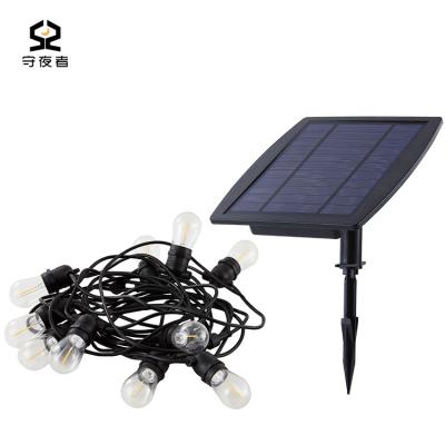 China Any Festival/Party/Wedding New Product Drop Shipping Outdoor Waterproof IP65 S14 LED Bulb Christmas Solar String Light for sale