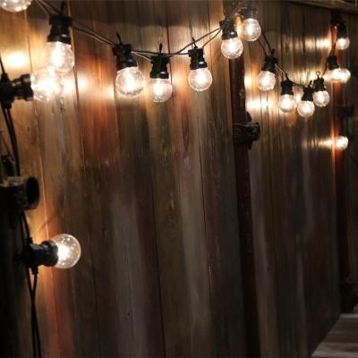 China G50 Led Garland String Light CE ROHS Certificated Waterproof Outdoor IP44 E27 G50 LED Festoon String Light for sale