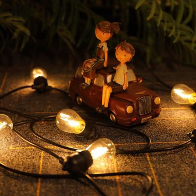 China String Light CE ROHS Certificated 14.4M Outdoor Festival Pattern S14 LED Bulb Festoon String Light Waterproof IP65 for sale