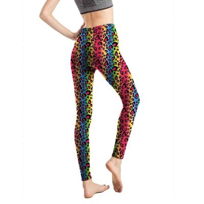 China Best Breathable Leopard Print Yoga Pants Tall Waist Women Workout Fitness Clothing Gym Wear Leggings Amazon Tiktok for sale