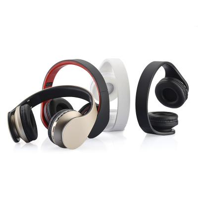 China Shenzhen Manufacture Folding headband wireless stereo headset with mic FM support SD TF card for sale