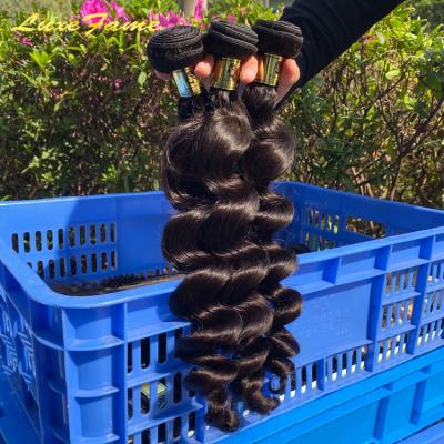 China Cheap Brazilian Loose Wave Human Hair Weave Bundles, Bleach 100% Virgin Human Hair, Glow In The Dark King Cheapest Hair Extension for sale