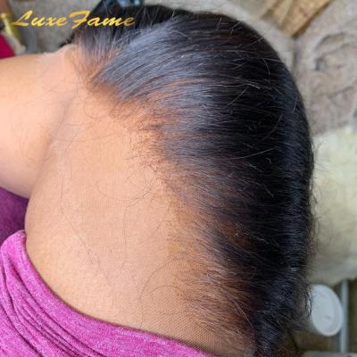 China Cheap 360 Lace Frontal Wig Silky Straight Wave With Baby Hair, 250 Density Full Lace Wigs With Baby Hair, HD Full Lace Hair Wig For Black Women for sale