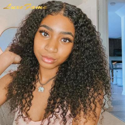 China Best Selling 13X6 Curly Swiss Lace Front Human Hair Wig, 36 Inch 100% Original Lace Wig, Lace Front Wig For Black Women Hair for sale