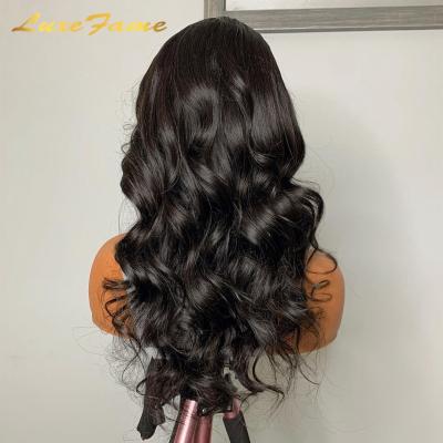 China Best Selling Body Wave Malaysian Curly Full Lace Wig With Baby Hair, New Illusion Doubl Pulled Lace Wig, Full Curly Lace Hair Wig for sale