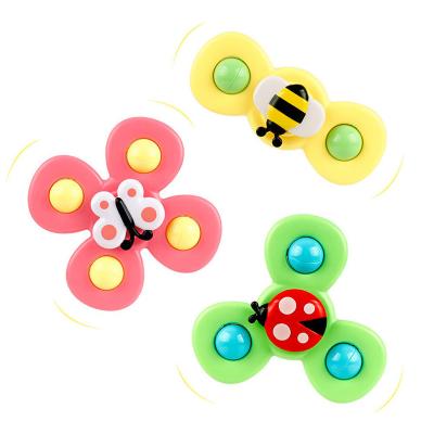 China Hot Selling Bath Toy Suction Cup Spinner Toys Baby Spinner Toy Spinning Toys for Toddlers for sale