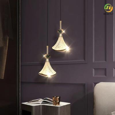 China Light luxury duplex living room stairwell rotating Modern Pendant Light for sale