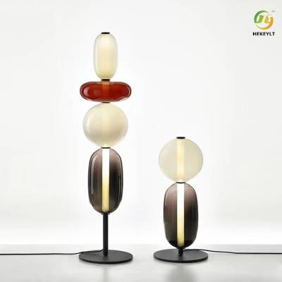 China Art Living Room LED Glass Iron Floor Lamp Nordic Sofa Side H160cm for sale