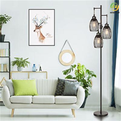 China 60w Modern Floor Light Dimmable Farmhouse Tree Led Metal Light for sale