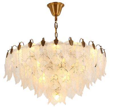 Κίνα Modern Luxury Crystal Glass Chandelier LED Gold Living Room Bedroom Hanging Lights προς πώληση