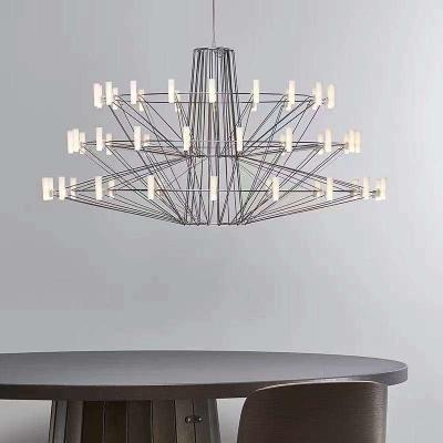 China Custom Creative Nordic Modern Tree Chandelier Living Room Kitchen Chandelier for sale