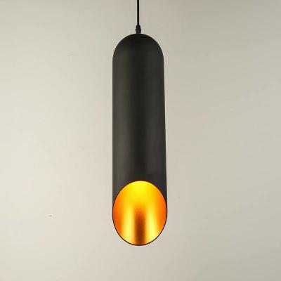 China Led Simple Modern Pendant Light Cool Bar Small Cylindrical Hanging Lamp for sale