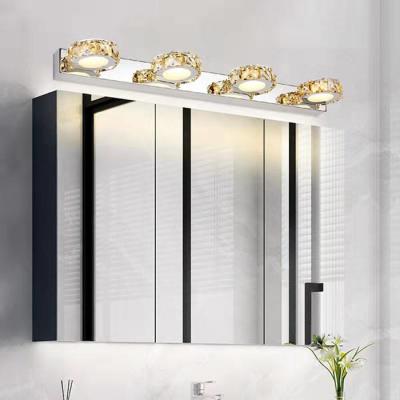 China Innenbadezimmer Crystal Wall Lamp Stainless Steel führte Crystal Mirror Lamp zu verkaufen