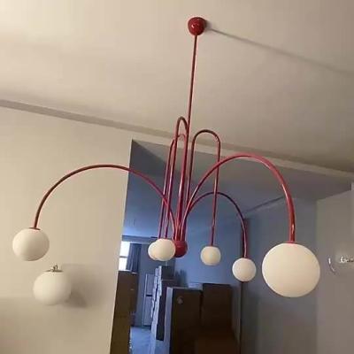 Chine E14 ligne moderne éclairage simple en verre léger pendant en verre G9 LED à vendre