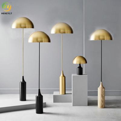 China Modern Design Metal Base Semicircle Floor Standing Lamps For Living Room Bedroom Study Design Decorative Lamp for sale