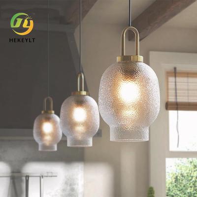 China Nordic Simple Luxury Chandelier Light Restaurant Bar Model Room Decorated Glass Lights en venta