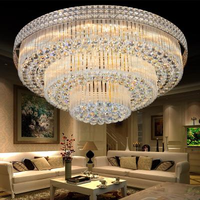 China E14 Light Source Iron Crystal Ceiling Light for Modern Hotel and Home Design for sale