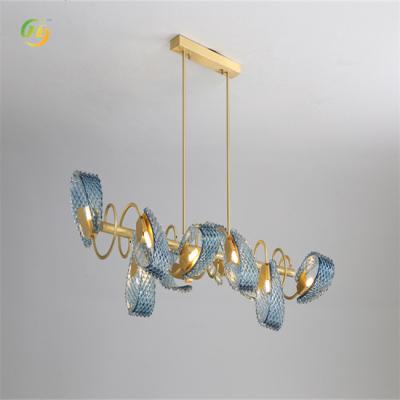 China Art LED Light Luxury Modern Design Fashion Retro Chandeliers & Pendant Lights Glass Pendant Light Indoor for sale