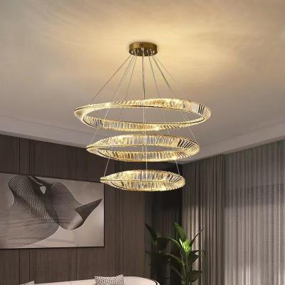 China Crystal Chandelier Lighting Led Hanging Lights For Living Room Modern Luxury Crystal Chandelier for sale