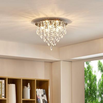 China Modem Rotate LED Ceiling Light Fixture 3 Colors Flush Mount for Home Office Remote Control Surface Mounted Bedroom Lam for sale