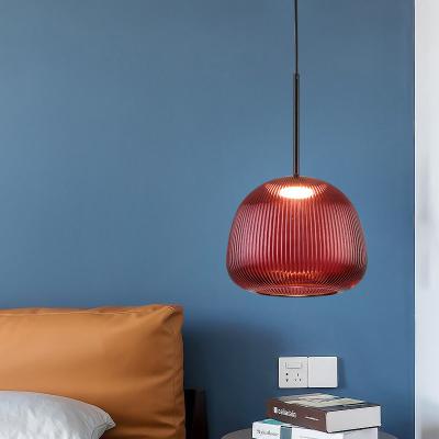 China Moderne Noorse woonkamer hanglamp ijzeren glazen bal led kandelaar hanglamp Te koop