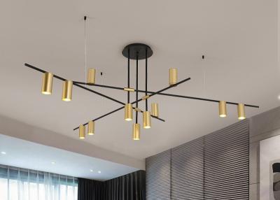 China 110V 123*55mm LED Modern Hanging Chandelier For Dining Room for sale