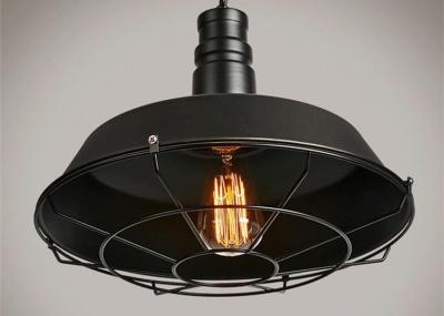 China E27 Base D26cm Black Vintage 39 Inch Wire Modern Metal Pendant Light for sale