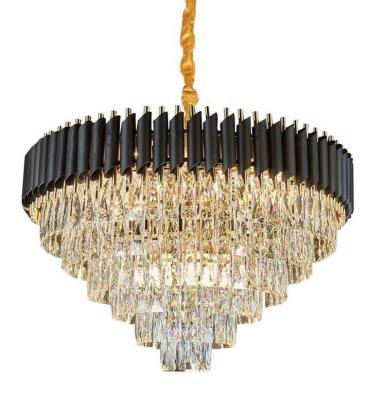 China G4 Light Source Diameter 100cm Modern Gold Crystal Raindrop Chandelier for sale