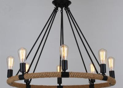 China 110V Anti Oxidation RoHS Approved D7102 LED Vintage Rope Pendant Light for sale