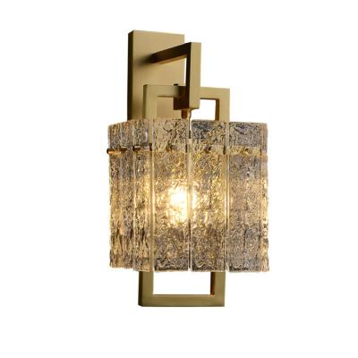 China Controle criativo residencial do interruptor de E14 Crystal Wall Lamp H39cm à venda