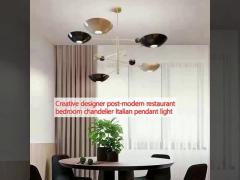 Creative designer post-modern restaurant bedroom chandelier Italian pendant light