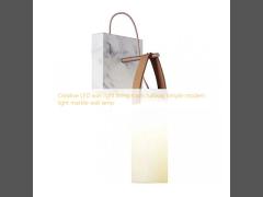 Creative LED wall light living room hallway simple modern light marble wall lamp