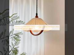 Restaurant chandelier French vintage wooden bedroom retro chandelier pendant light