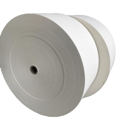 China PE Coated Paper Jumbo Roll White Virgin Coated Paper Roll Te koop