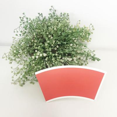 China Waterproof Paper Cup Raw Material Disposable Single Sided Pe Coated Paper Cup Fan for sale