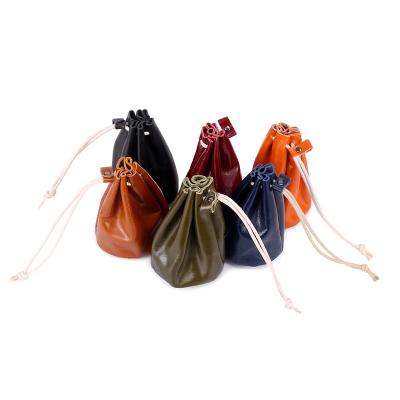 China Japanese Creative Women's Retro Genuine Leather Coin Oil Wax Whip Storage Multi Functional Coin Purse for sale