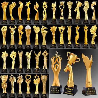 China Health care institute promotional item customized acrylic crystal cp wood trophy soccer world champion league medals and trophies award for sale