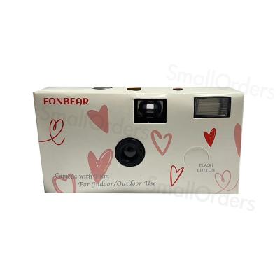 China Retro 35mm Logo Instant Customizable Movie Time Film Camera HD Single Use Disposable Party Wedding Gift One S15S2 for sale